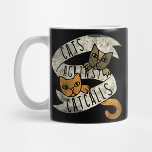 Vintage cats against catcalls Mug